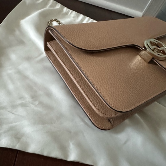 Excellent condition Gucci interlocking G shoulder or crossbody bag, tan - Picture 6 of 10